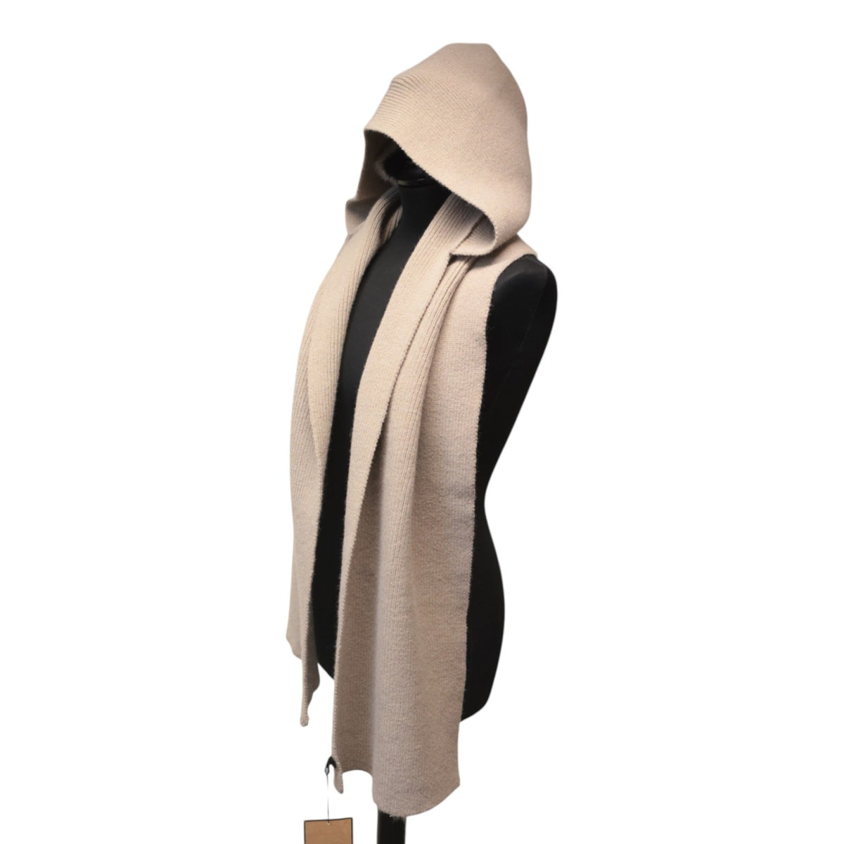 Oatmeal hooded scarf