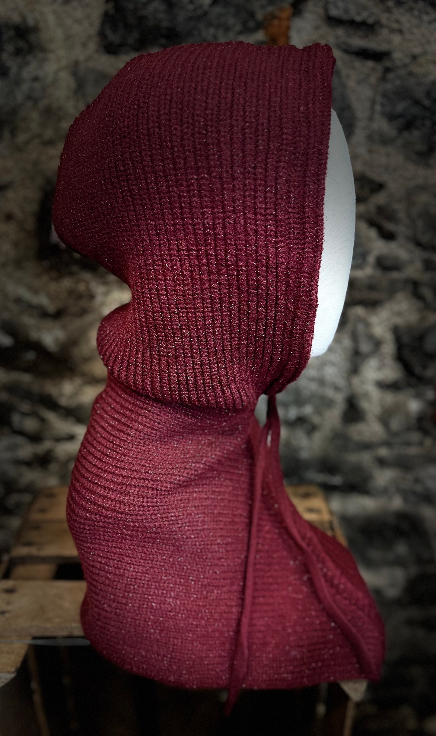 “Claudia “ knit hood snoods