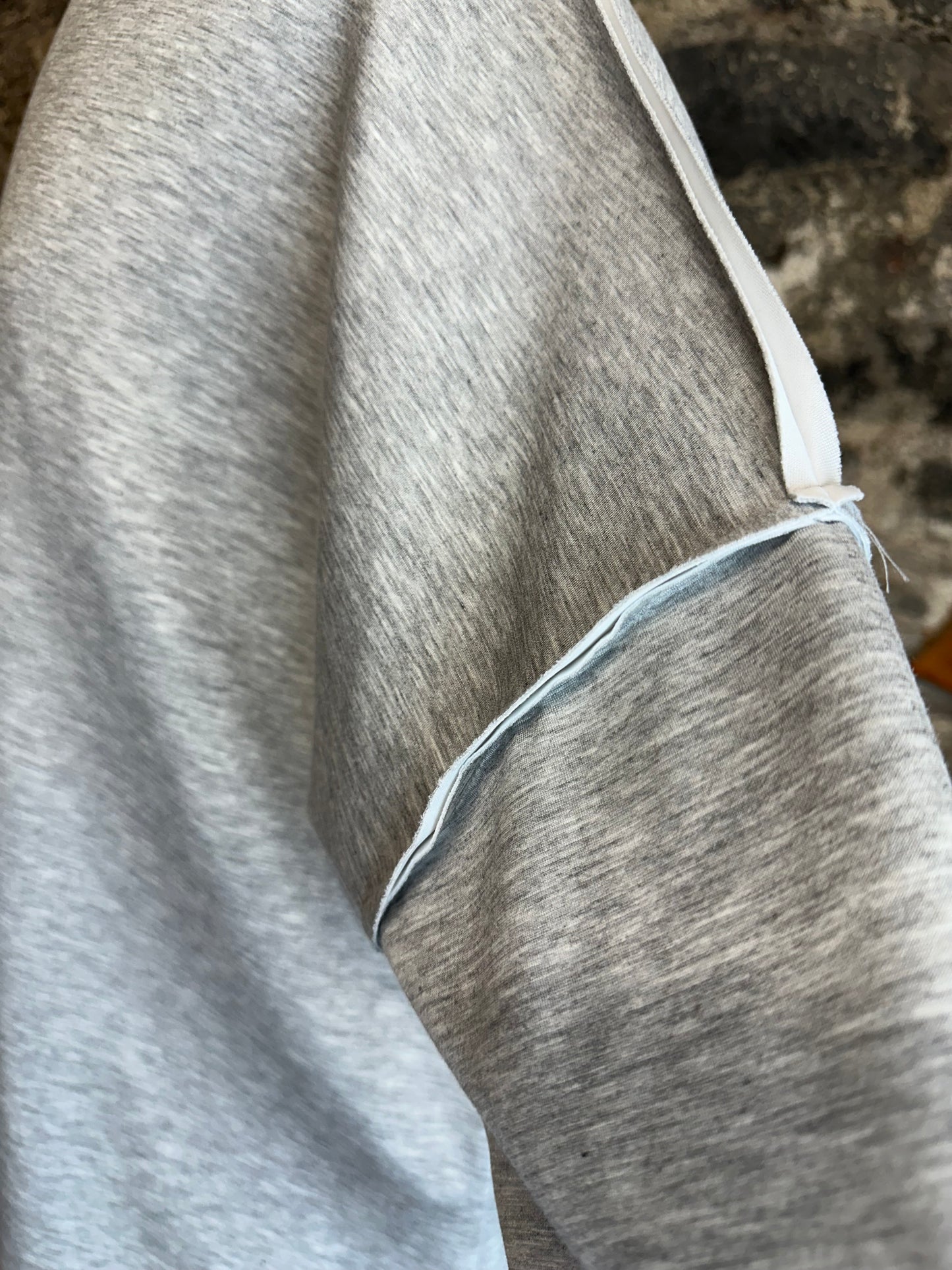 “Erica “ relaxed fit seamed sweatshirt dove grey