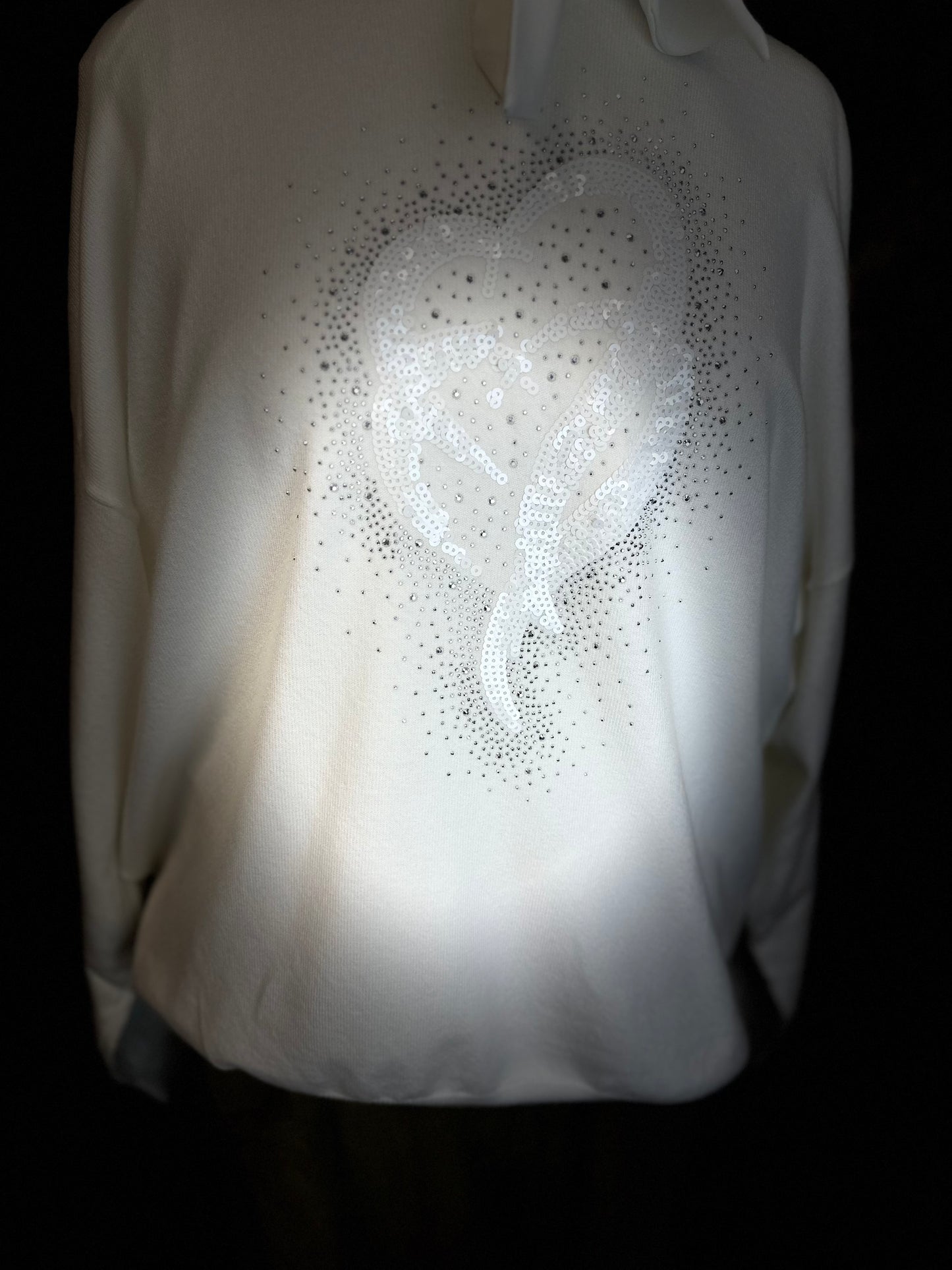 “Sarah “ winter white Italian soft knit