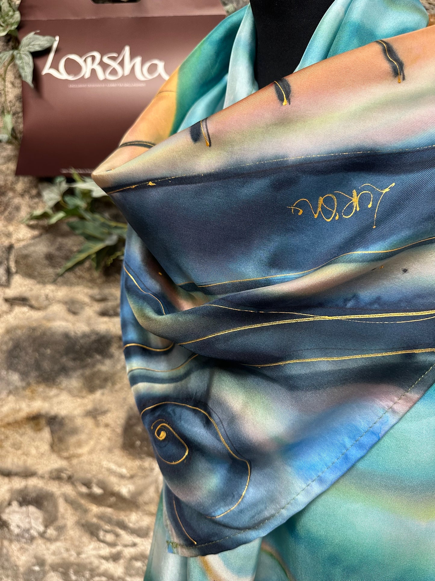 Lorshadesign Handpainted silk wraps