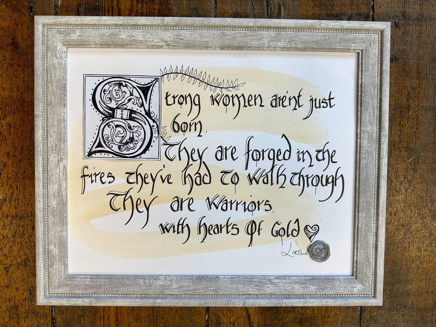 “Strong women ….”