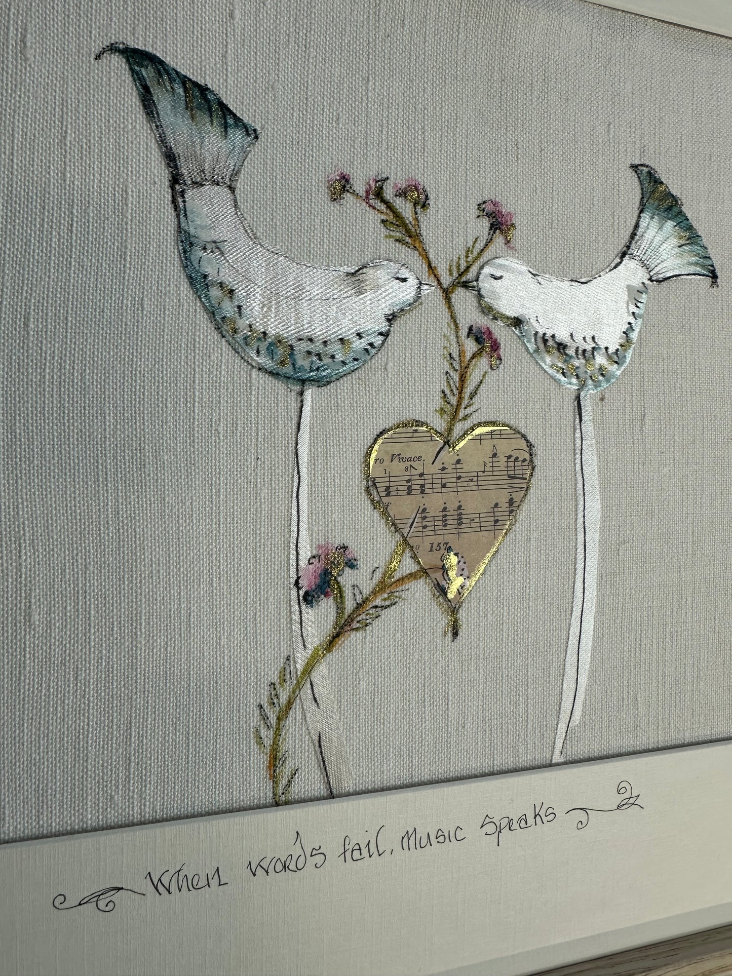 “When words fail music speaks  “ May your home be full of songs of love