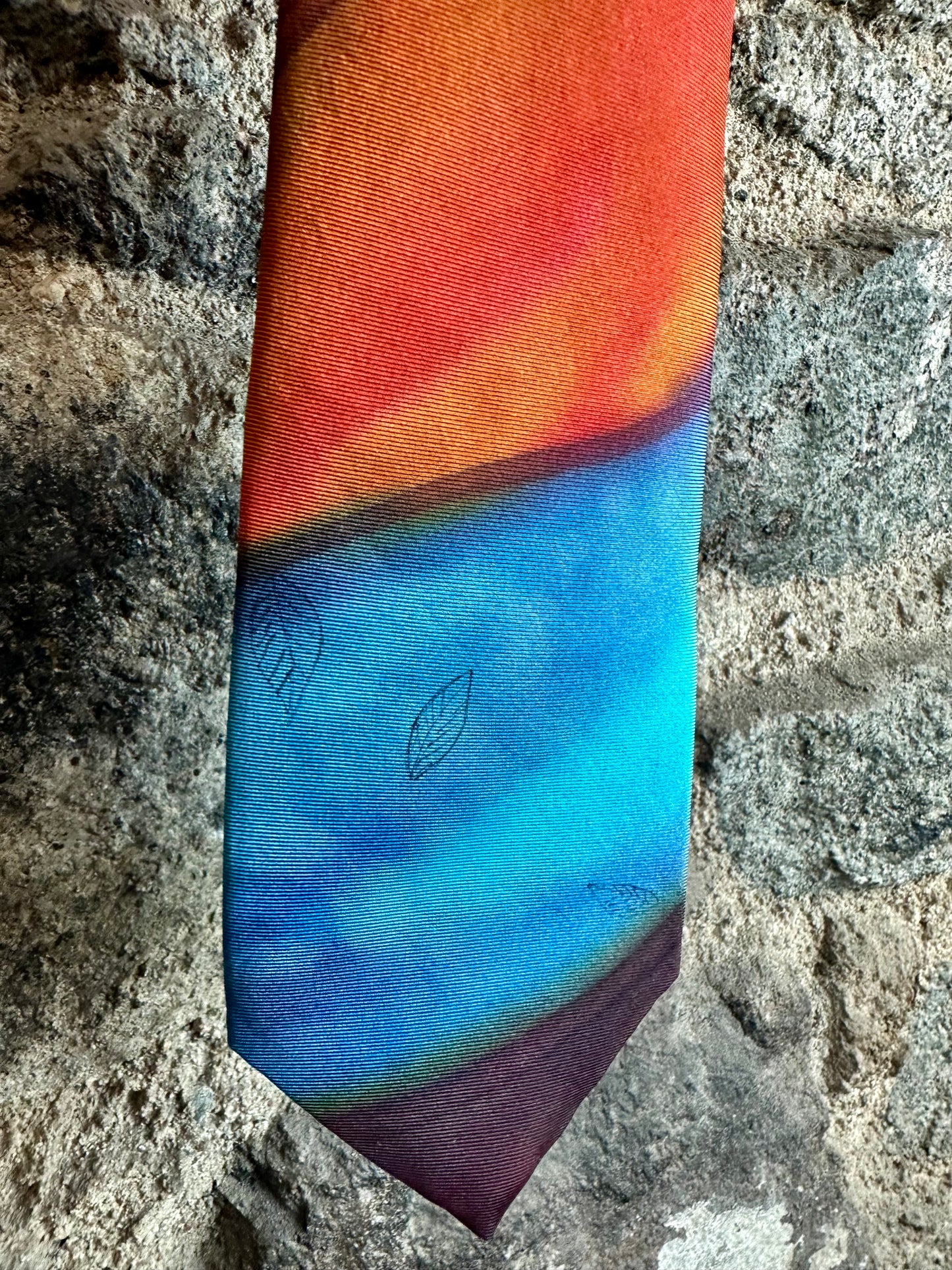 Lorshadesign Handpainted silk ties