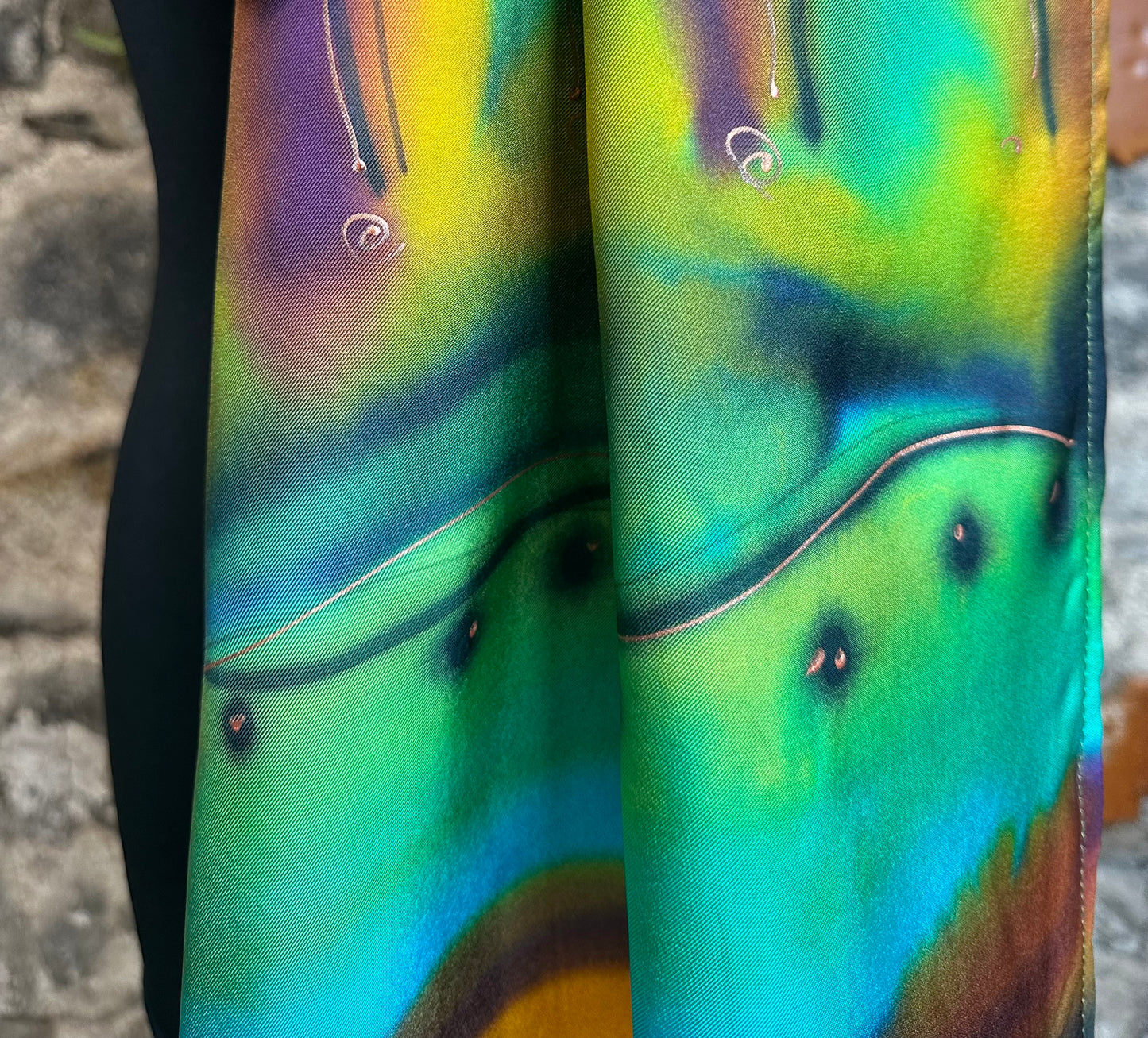 Lorshadesign Handpainted silk scarfs