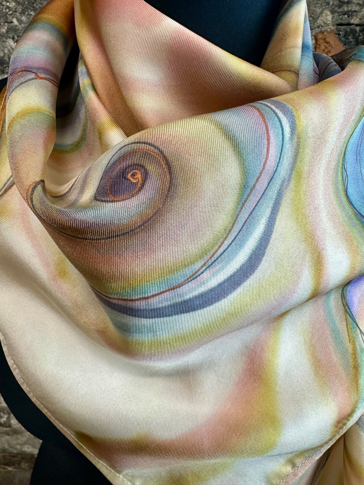 Lorshadesign Handpainted silk scarfs