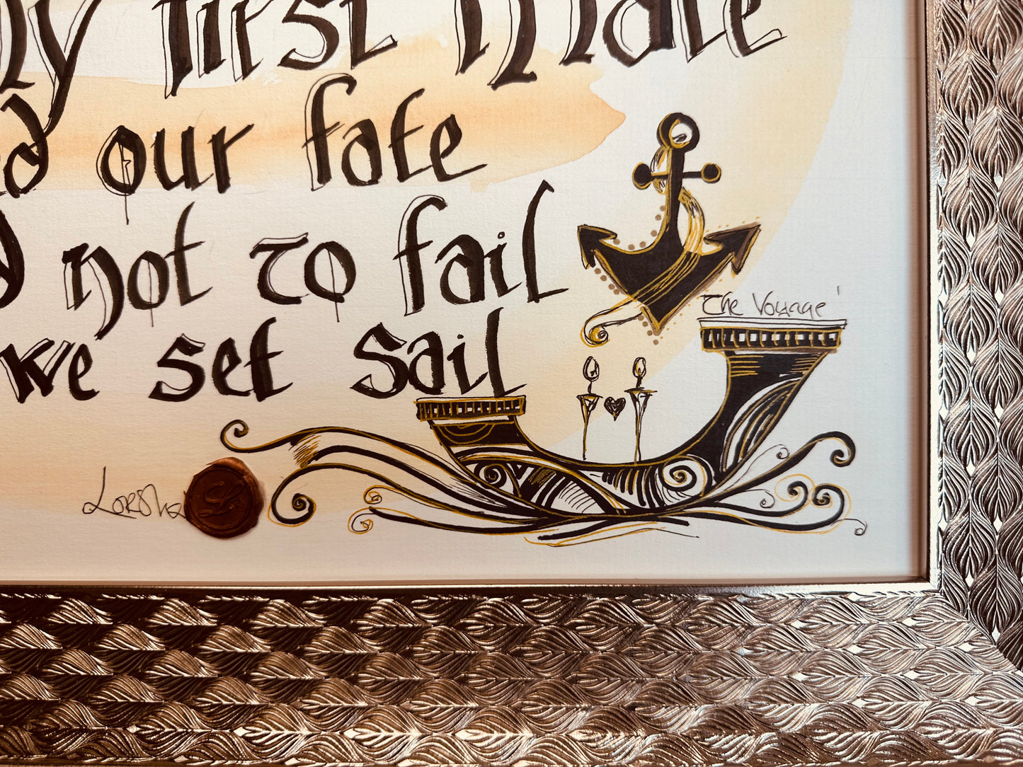 “I am a sailor,you’re my first mate ..” The Voyage