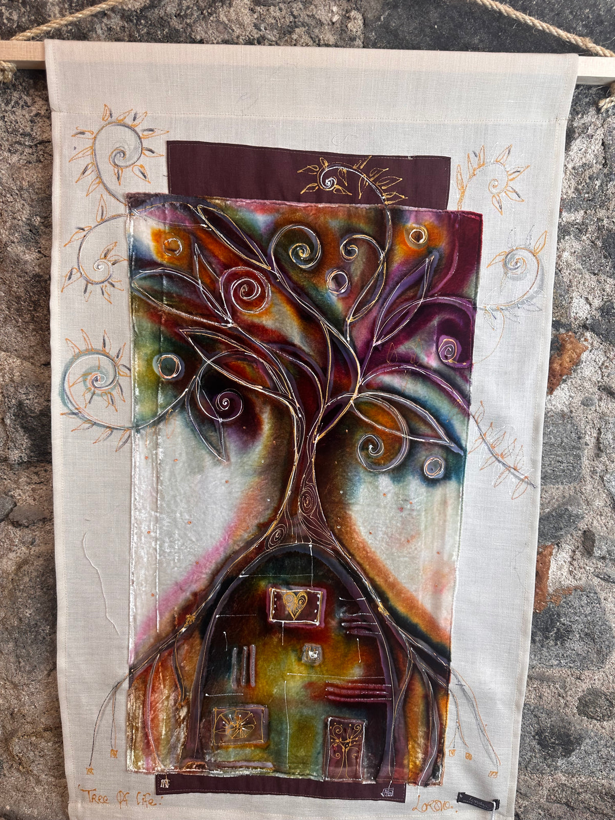 “Tree of life “with roots firmly embedded in the earth