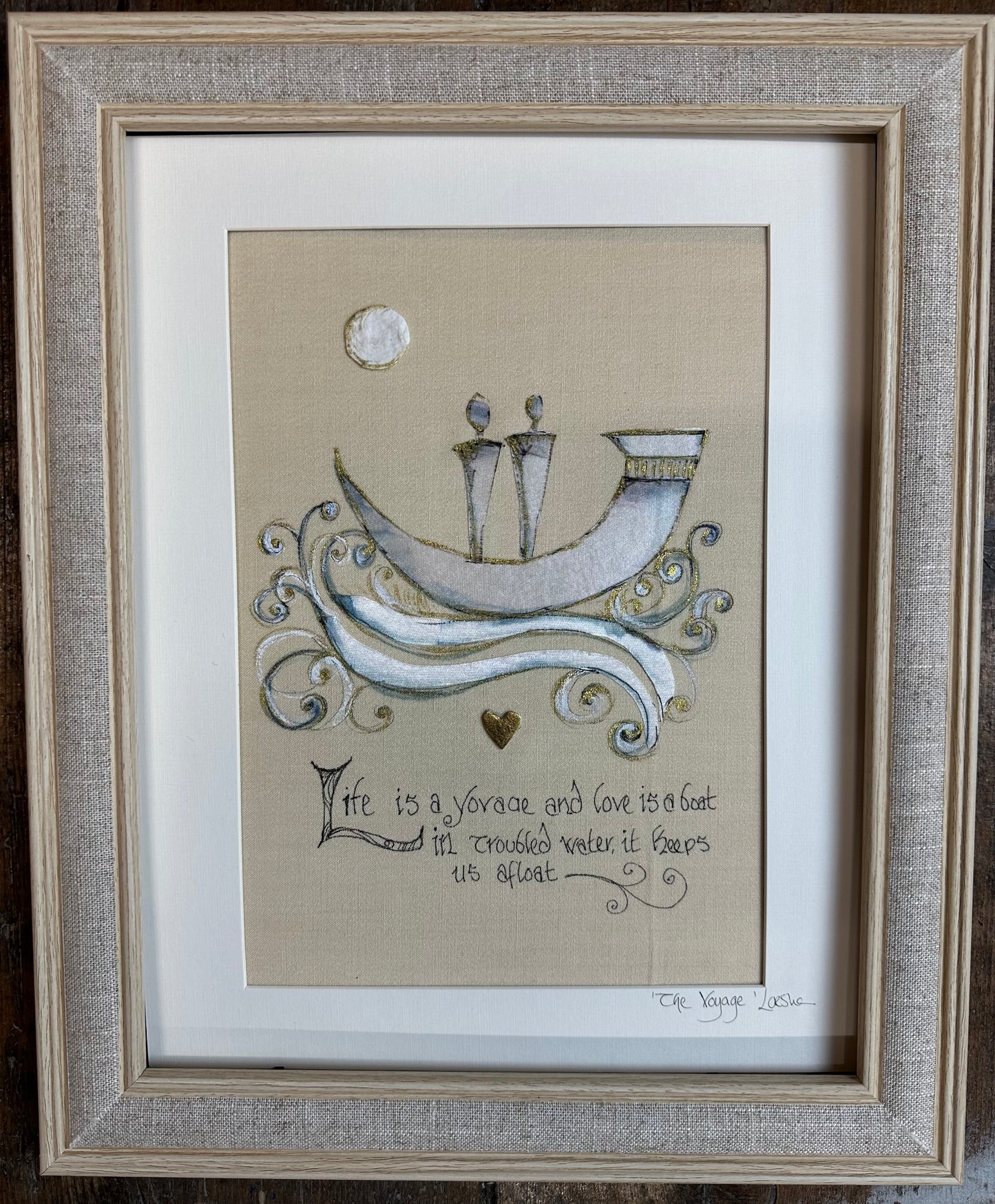 “The voyage “ life is an ocean …