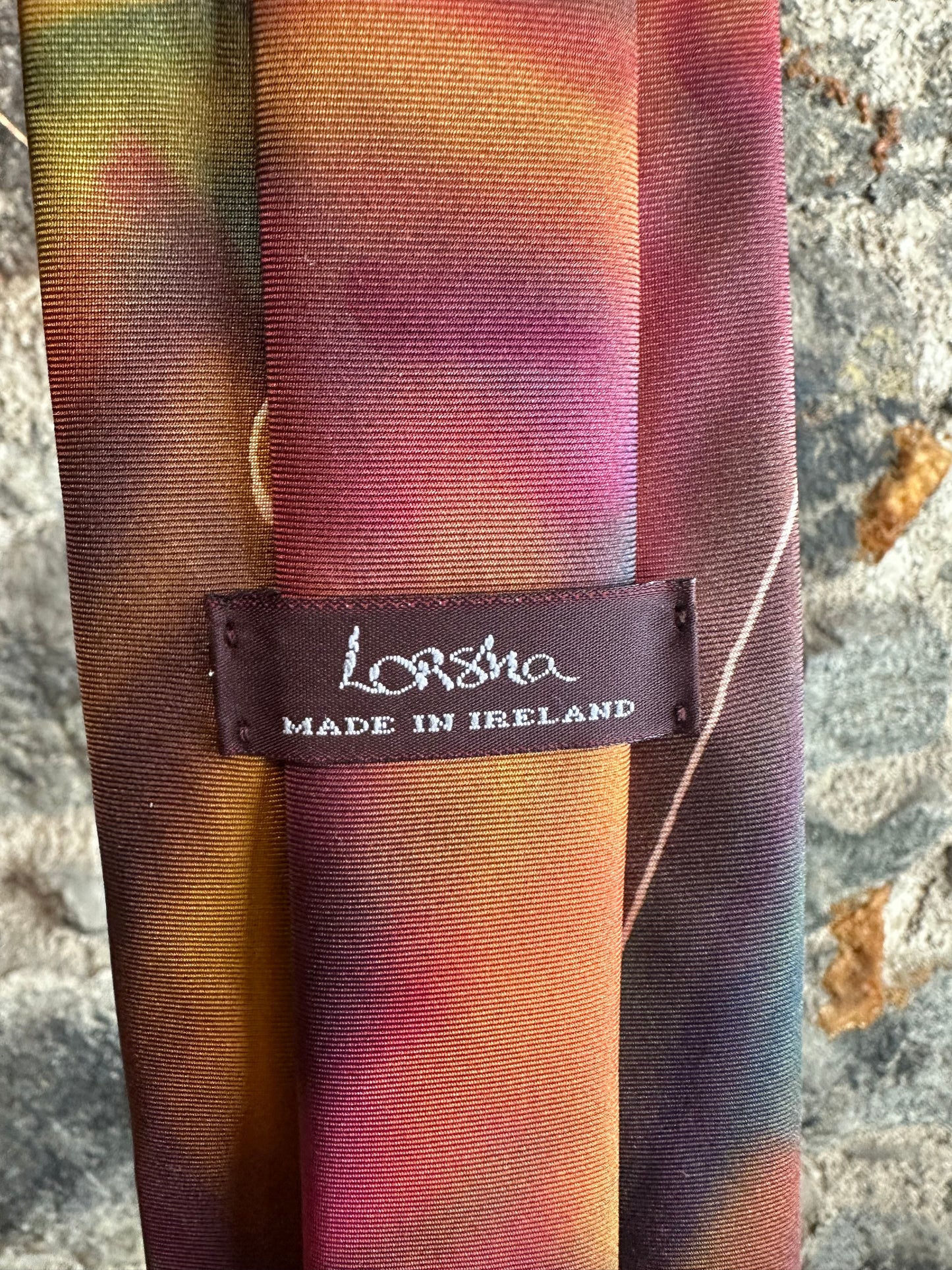 Lorshadesign Handpainted silk tie collection