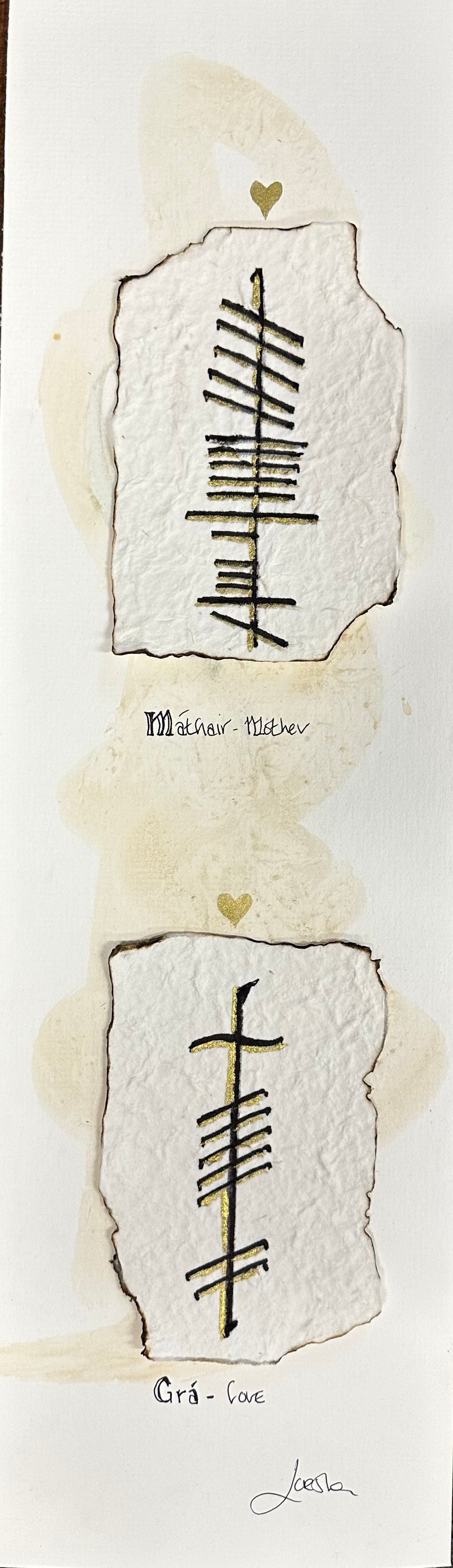 Máhair mother ….grá love