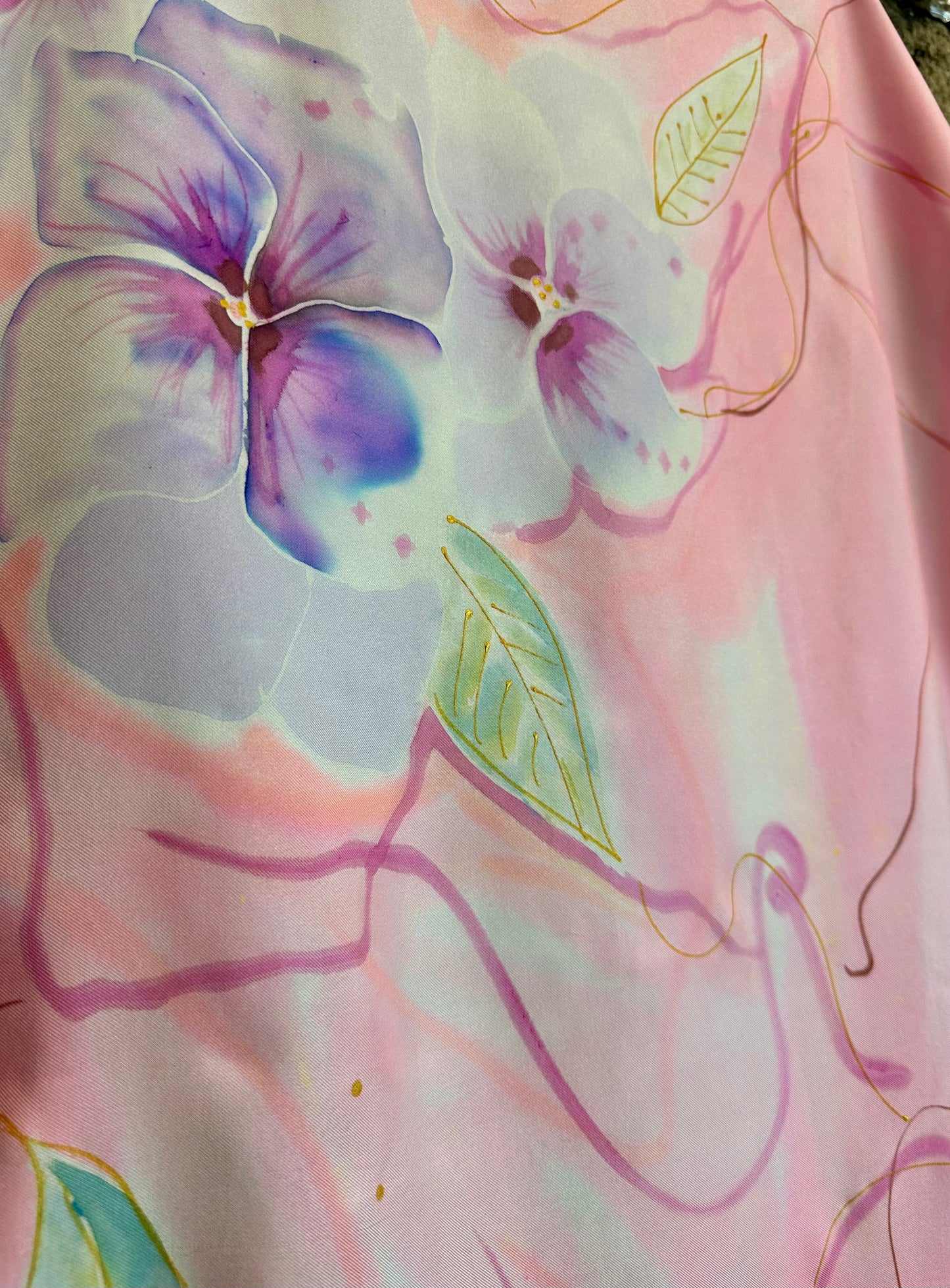 Lorshadesign Handpainted silk scarf collection