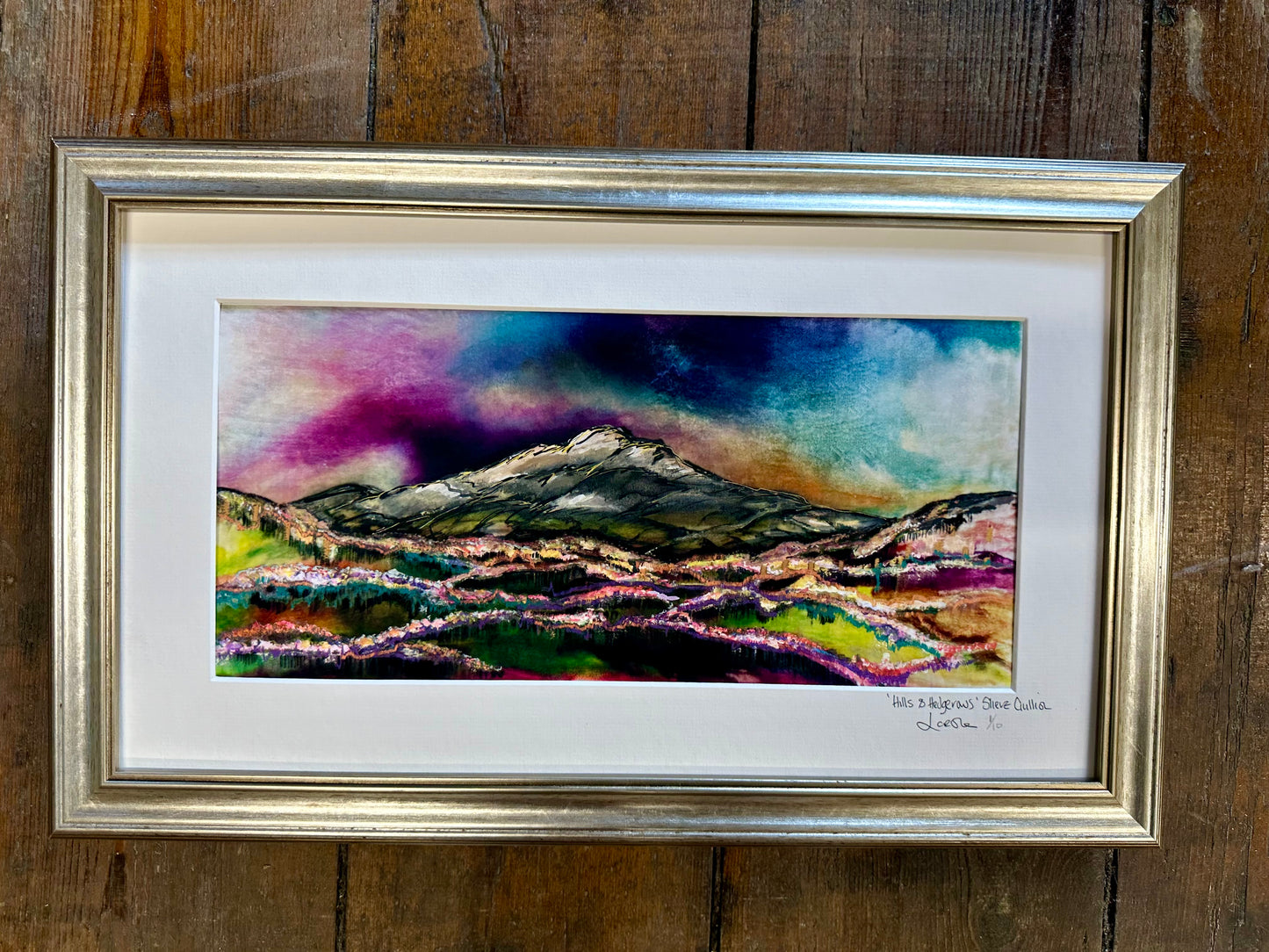 “Hills and hedgerows “framed Slieve Gullion County Armagh