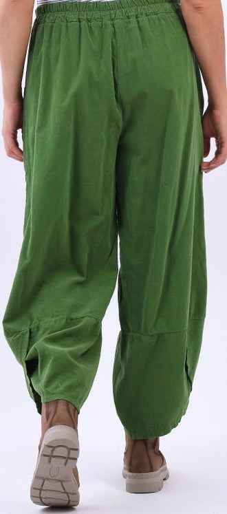 “Toni “ needle corduroy Italian cocoon trousers