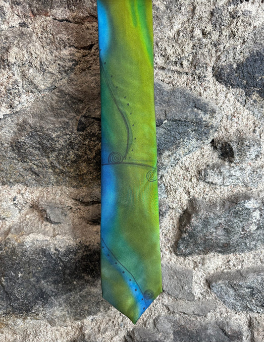 Lorshadesign Handpainted silk tie collection