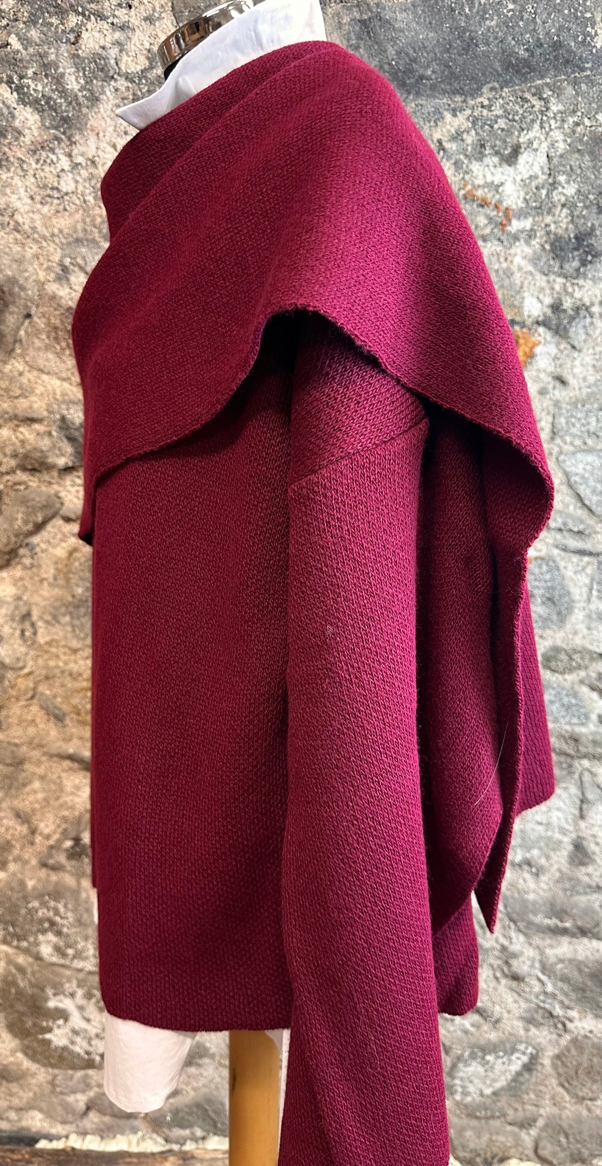 “Larissa” Italian knit wrap cardi