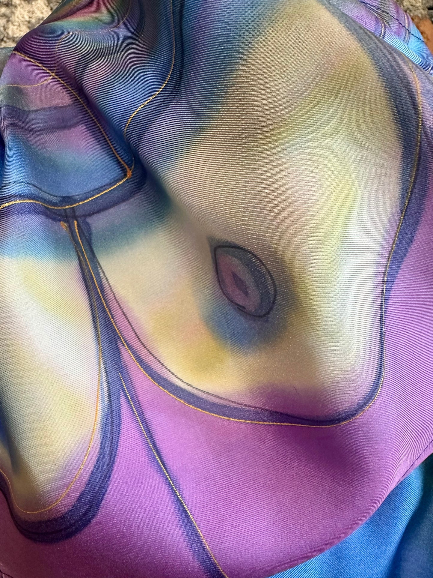Lorshadesign Handpainted silk scarf collection