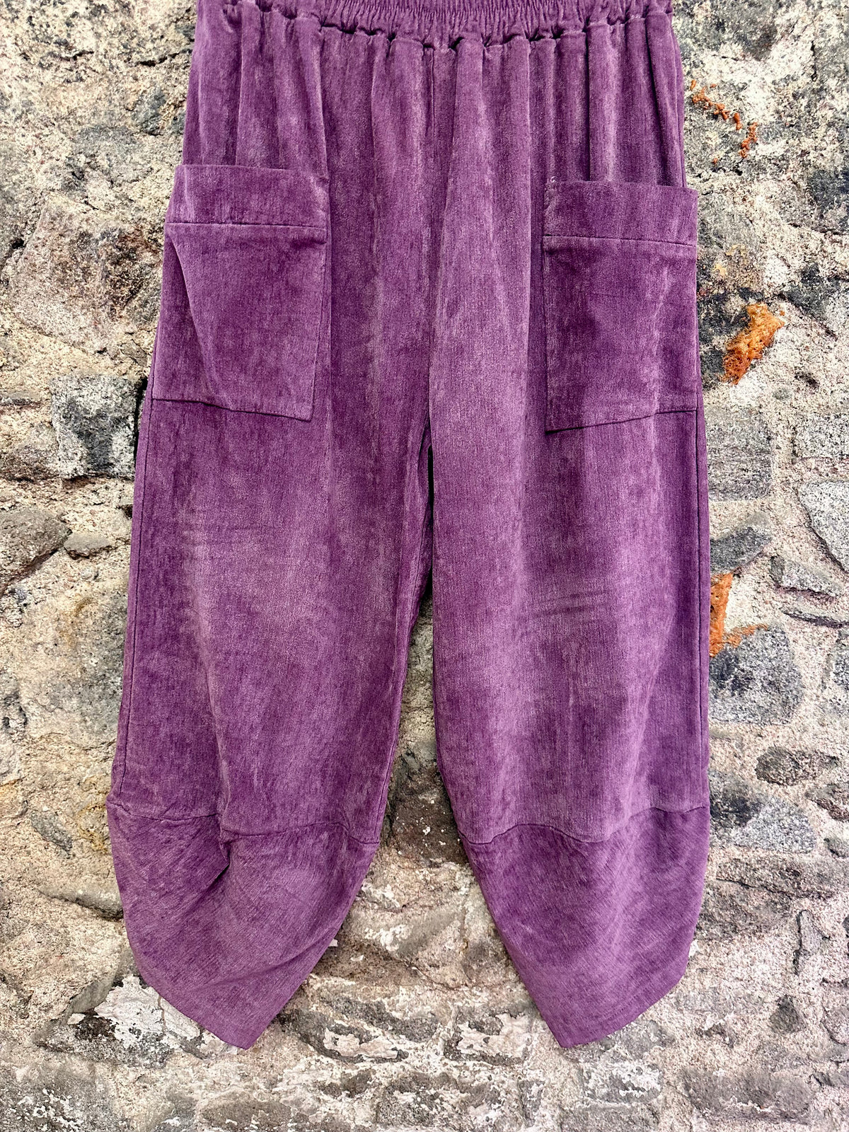 “Elkie “ Heather Italian cocoon jogger