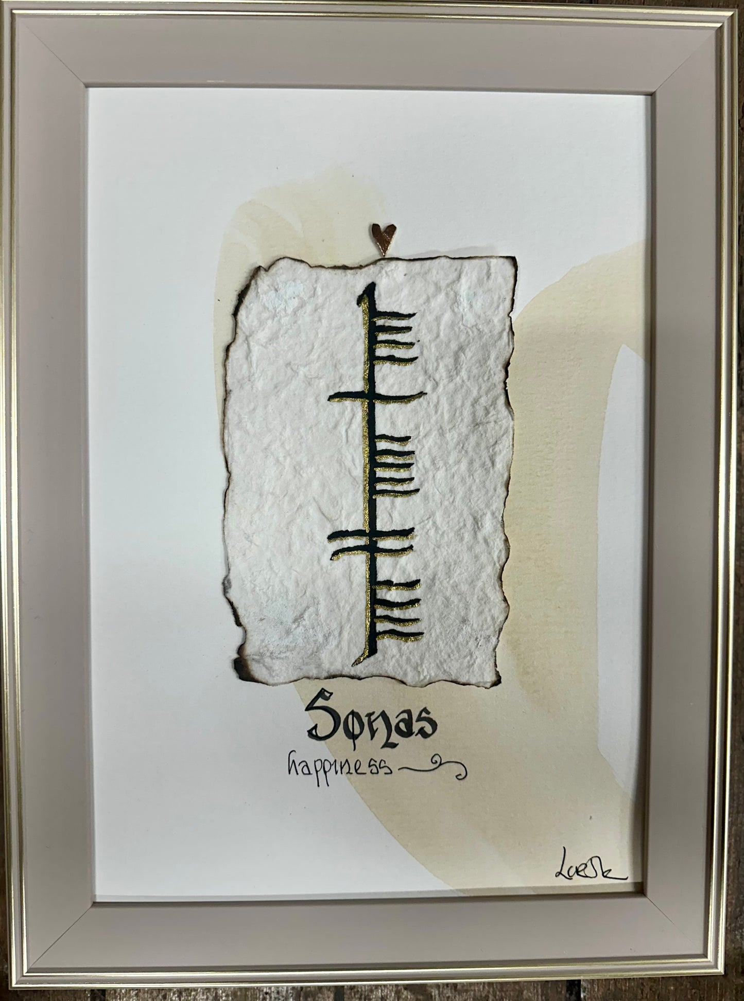“Sonas “ happiness ogham collection