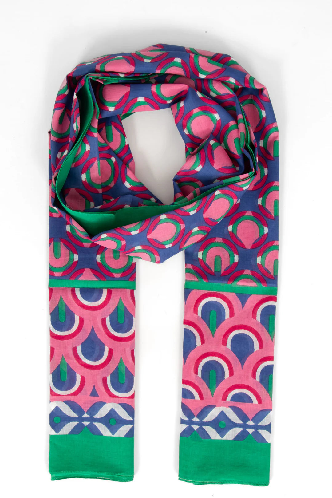 Peacock vibrant abstract wrap