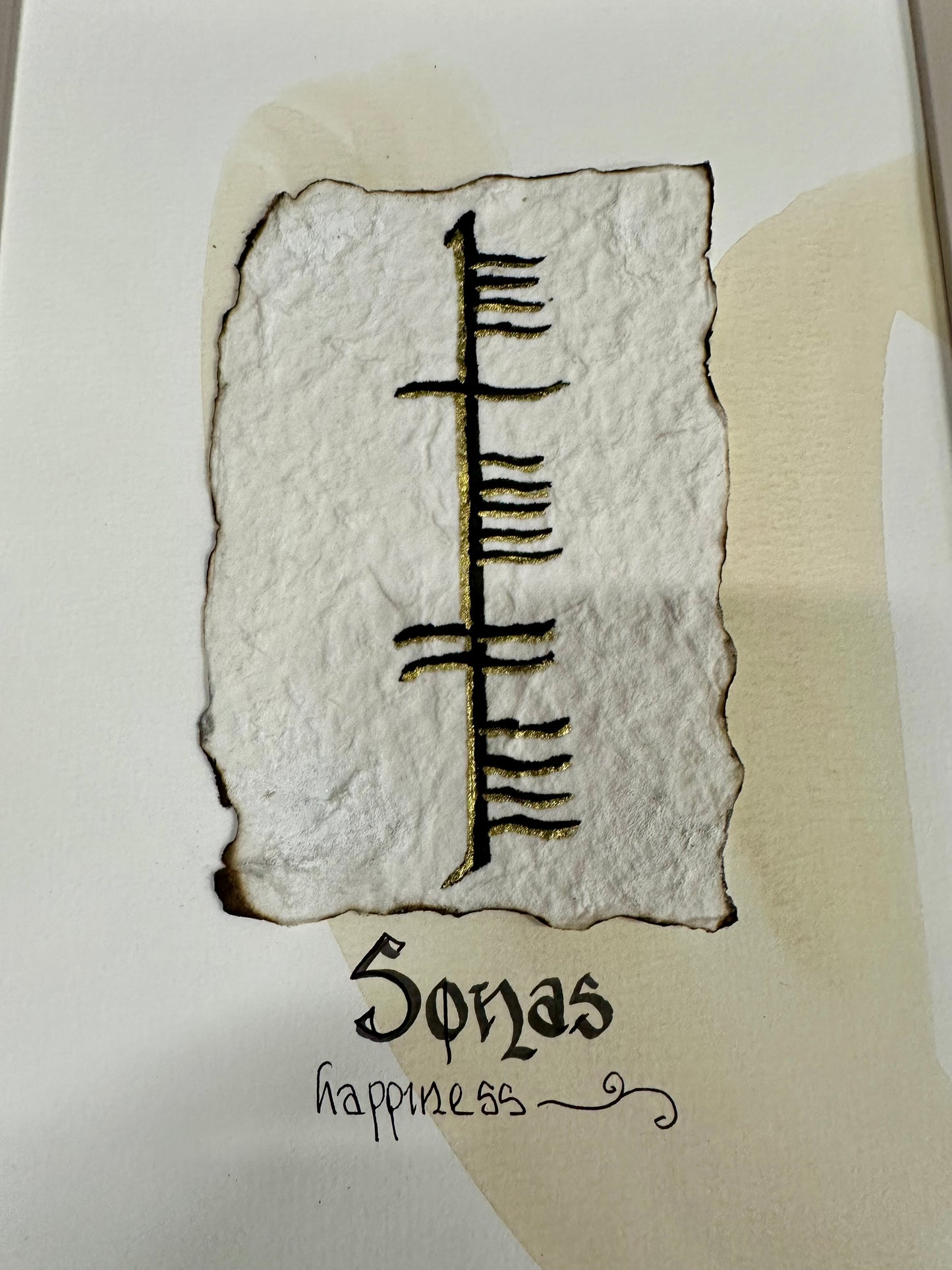 “Sonas “ happiness ogham collection