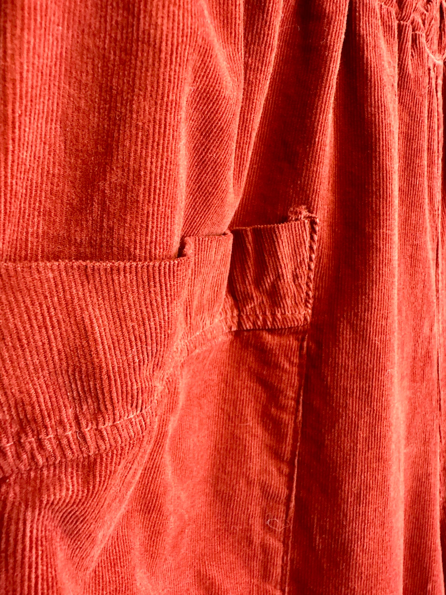 “Toni “ terracotta pin corduroy Italian cullottes