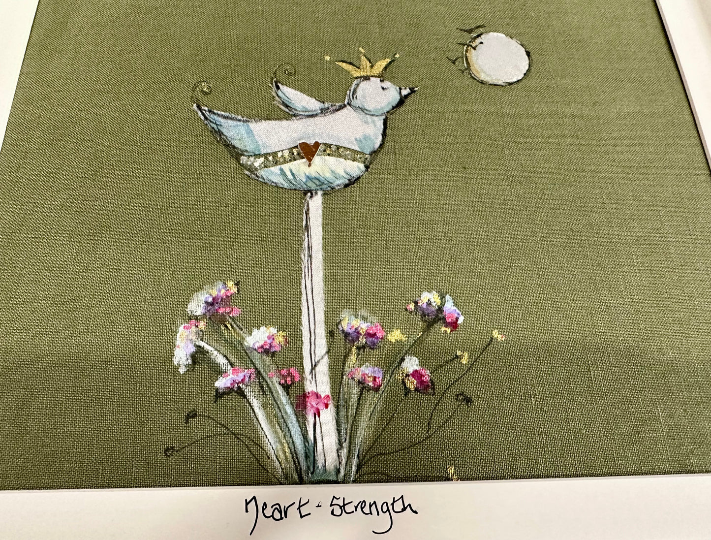 “Neart “ strength …the single bird still dares to fly against the storm