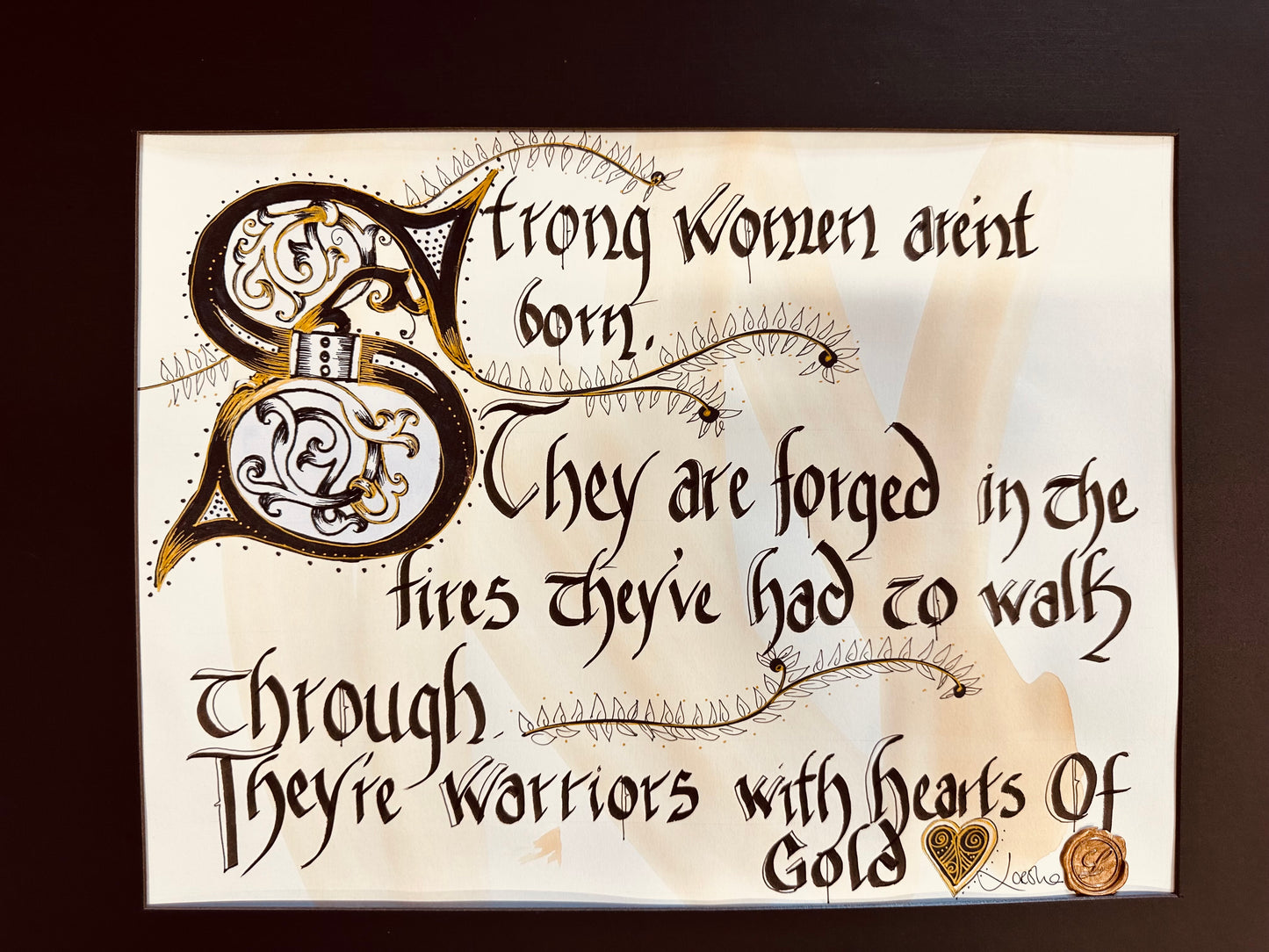 “Strong women ….”