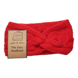 “Cosey cable head band “ Ruby