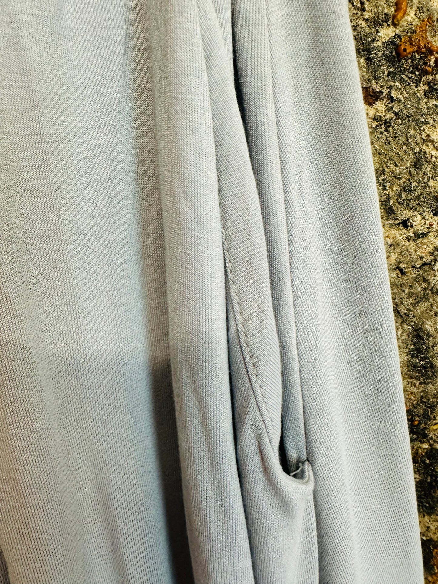 “Sally “ Dove grey jersey harem joggers