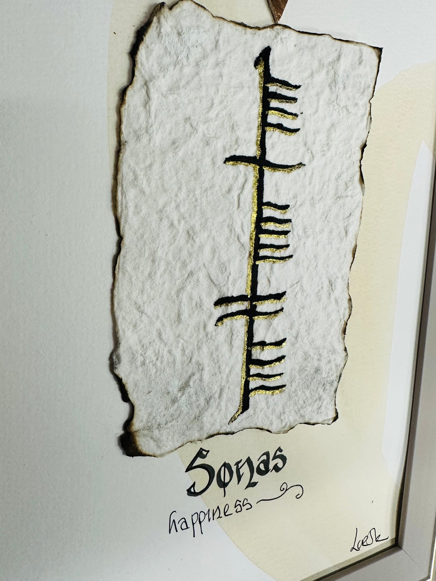 “Sonas “ happiness ogham collection