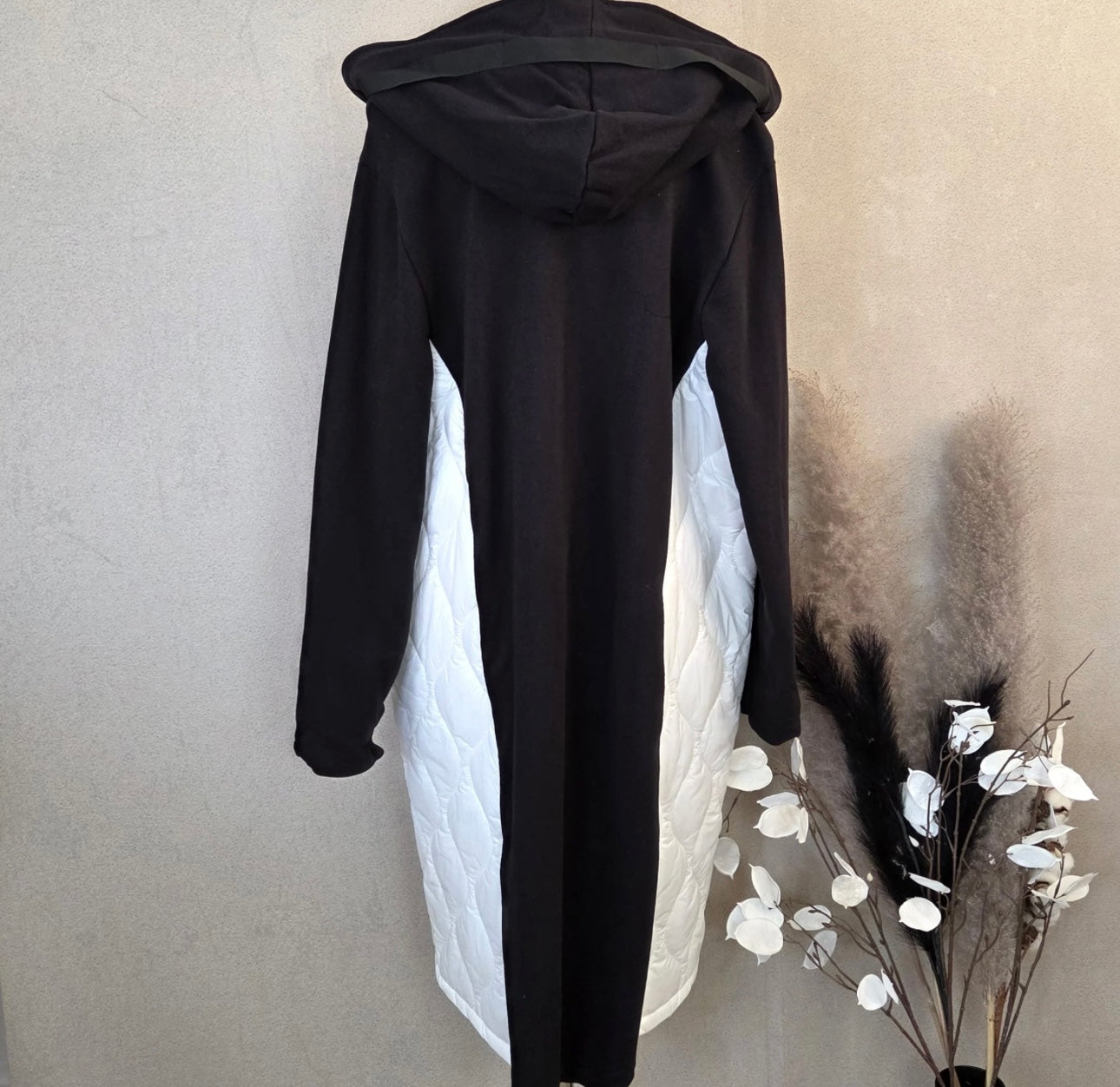 “Estelle “ mixed fabric jersey jacket