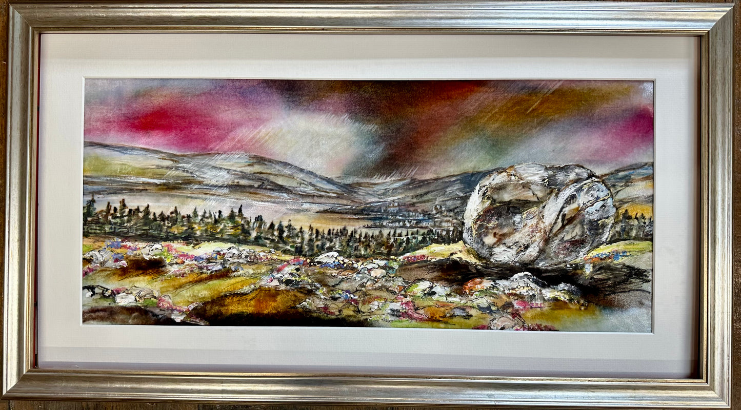 “Where the sky meets silence “ an chloch  Mhór  Rostrevor County Down