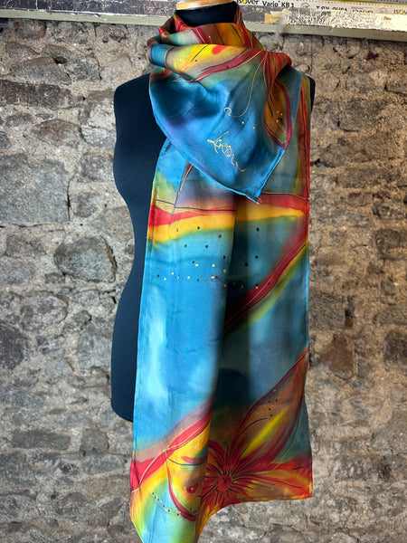 Lorshadesign Handpainted silk scarf collection
