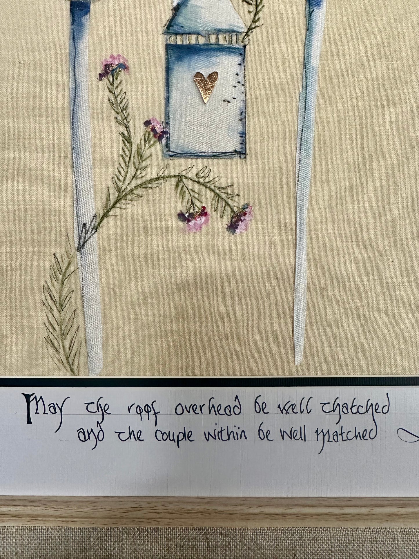 “May the roof overhead be well thatched ….” Irish blessing