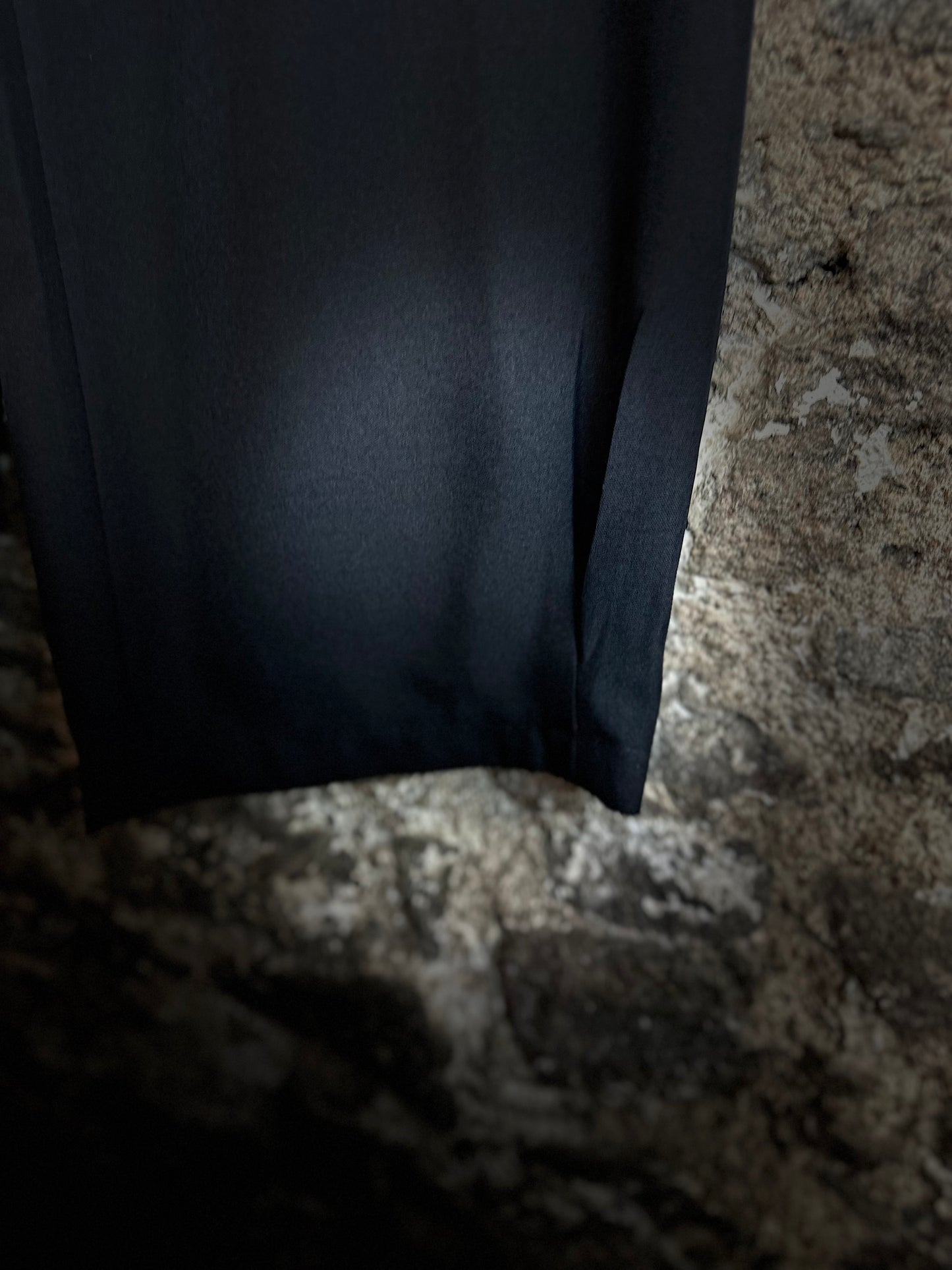 “Mary Beth “ ebony Italian pintuck dress trousers