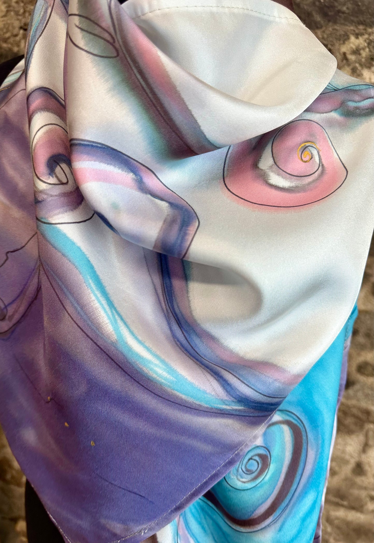 Lorshadesign Handpainted silk scarf collection