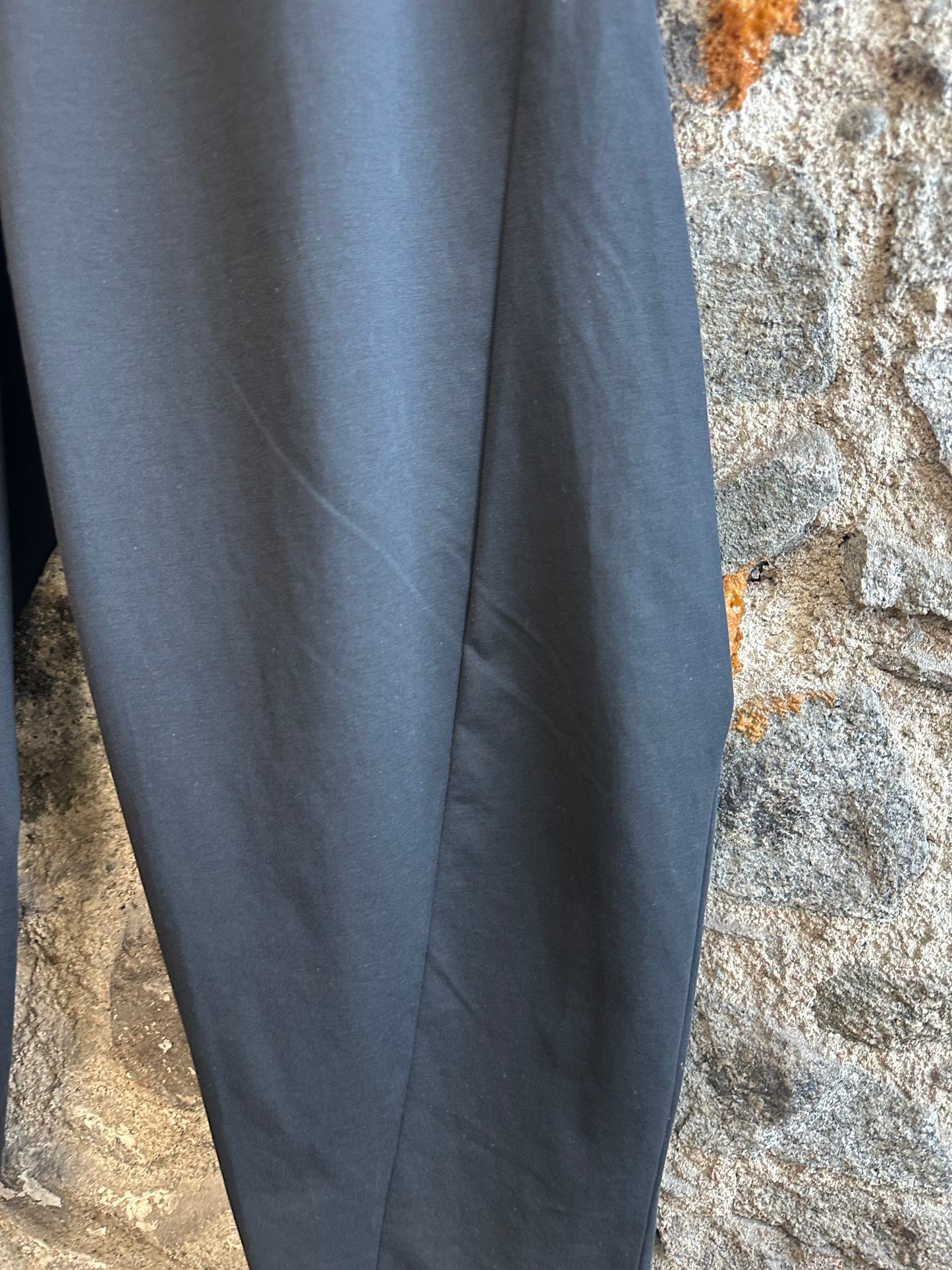 “Lottie “ebony black Italian cocoon pants