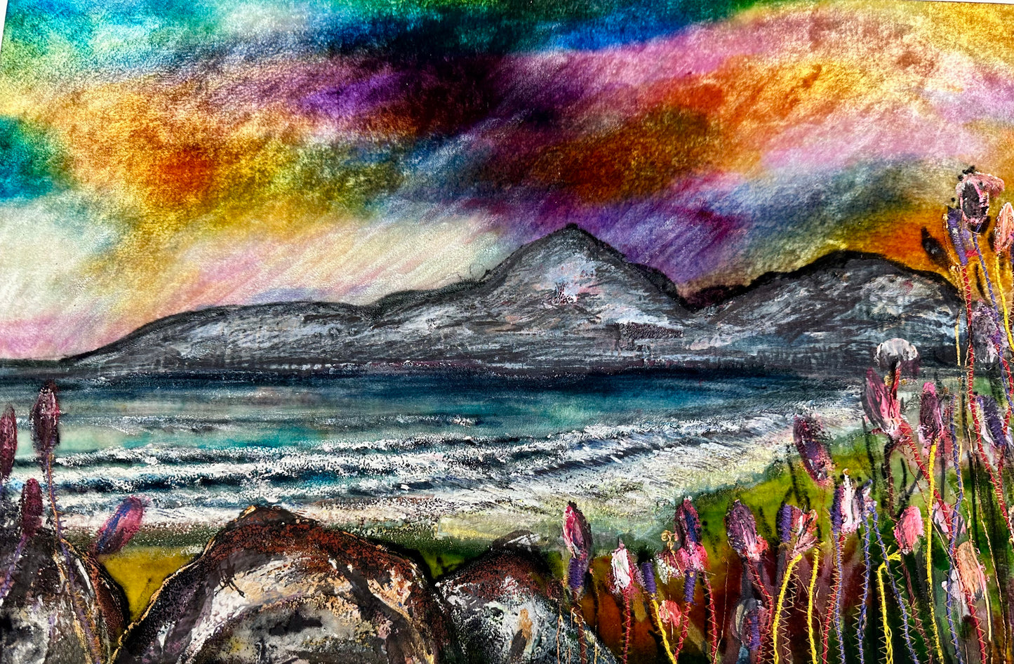 “Silent shores and sleeping mournes “ slieve Donard County Down