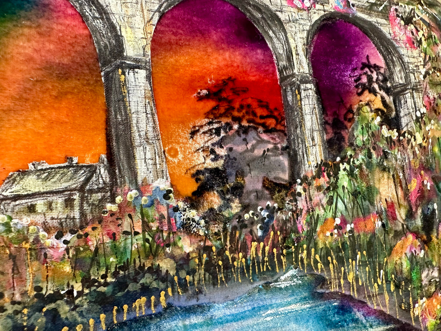 “Sunset over Craigmore viaduct “County Armagh