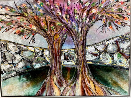 “ the marriage trees “ growing together forever united