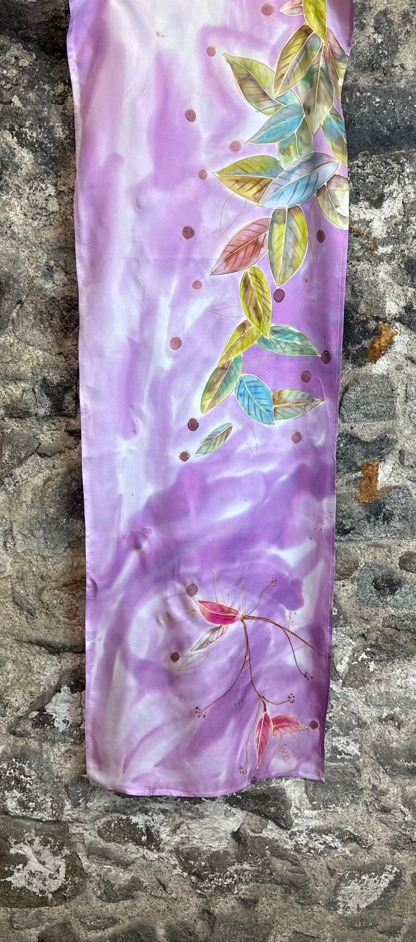 Lorshadesign Handpainted silk scarf collection