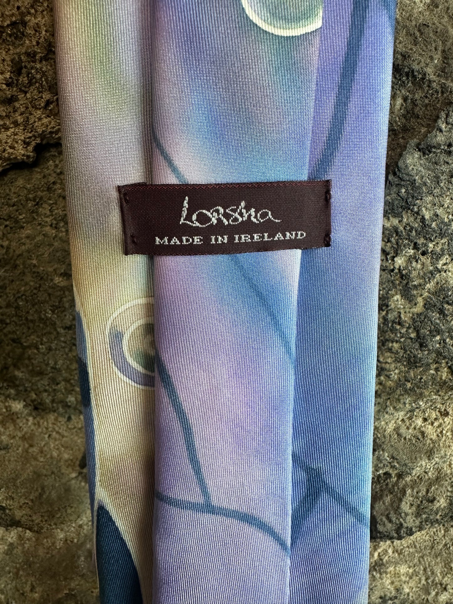 Lorshadesign Handpainted silk tie
