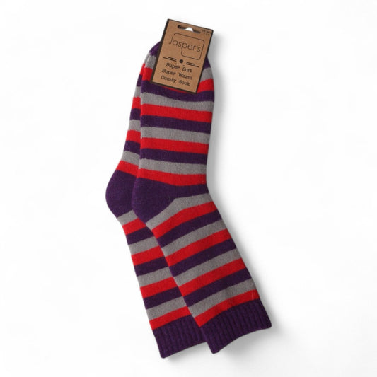 “Cosey “ stripe socks