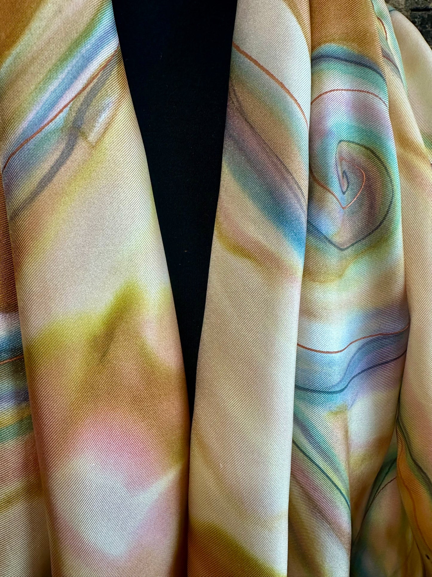 Lorshadesign Handpainted silk scarfs
