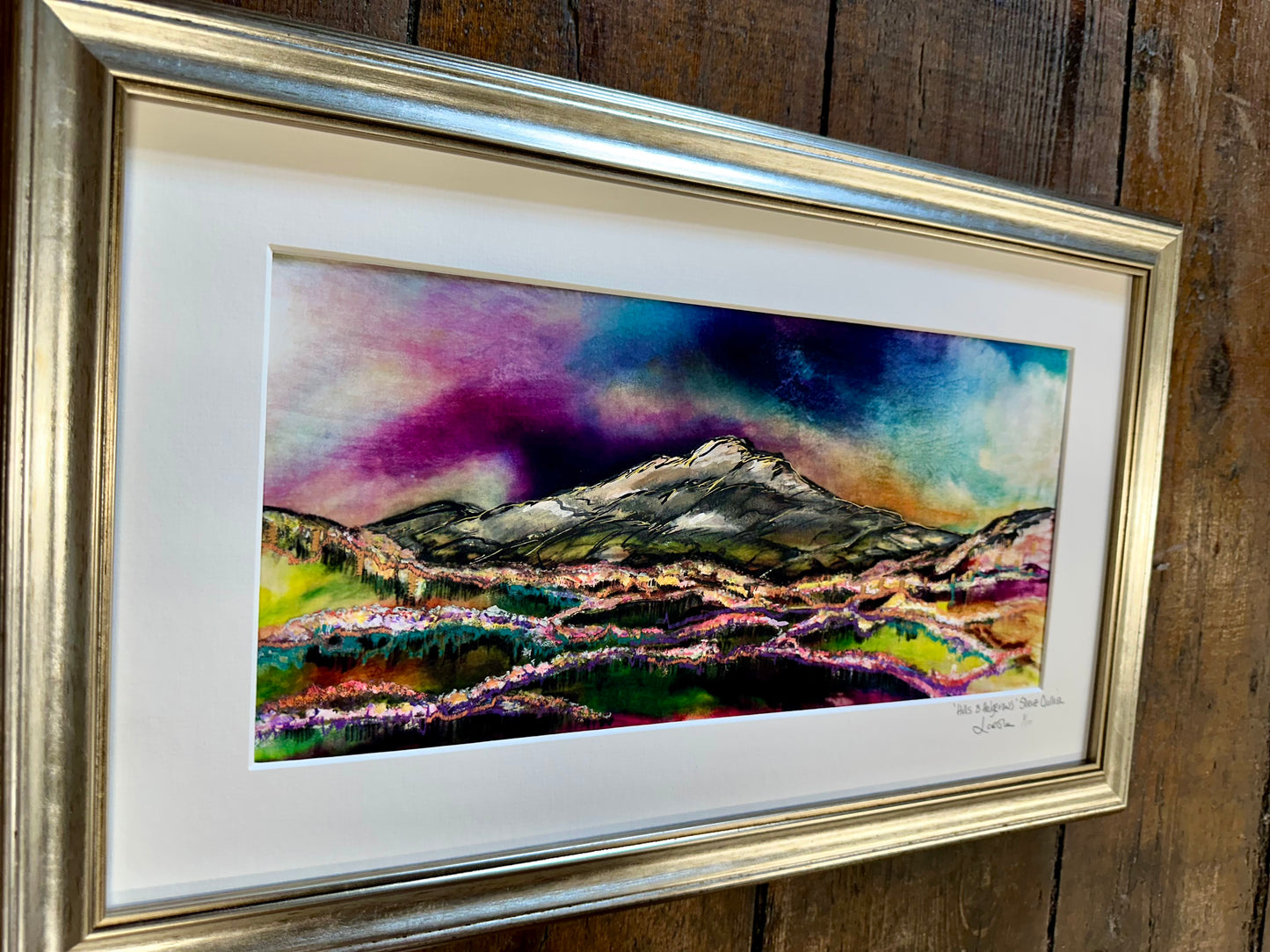 “Hills and hedgerows “framed Slieve Gullion County Armagh