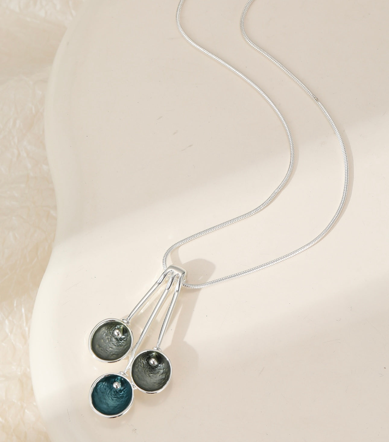 Beautiful contemporary fashion statement necklace