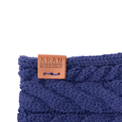 Aran knit cosey cable headband