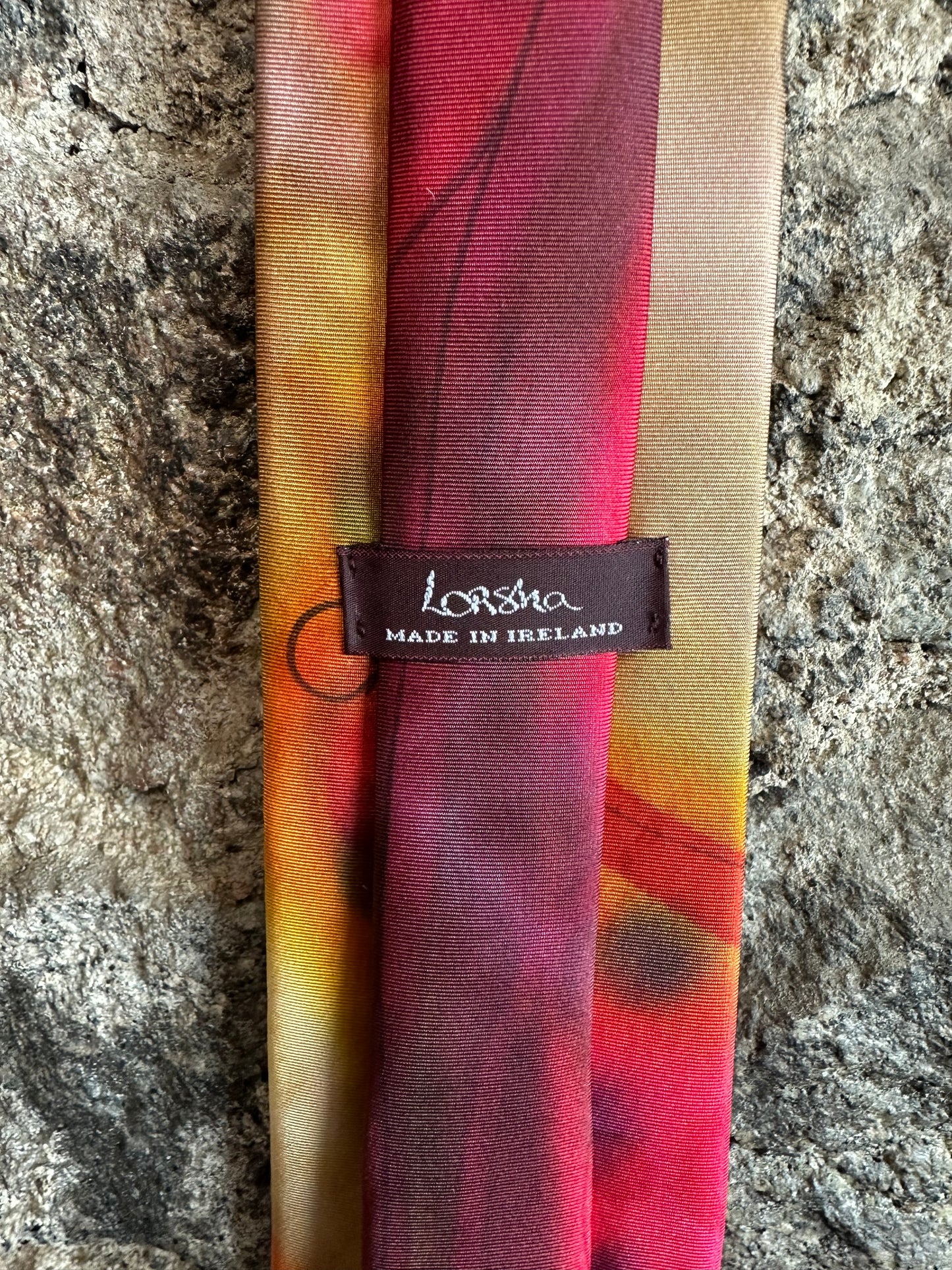 Lorshadesign Handpainted silk tie collection