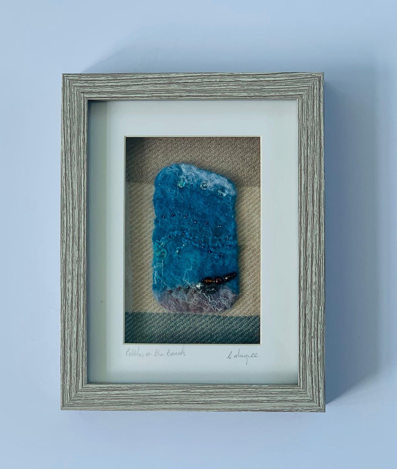 Christine Magee “ pebbles on the beach “